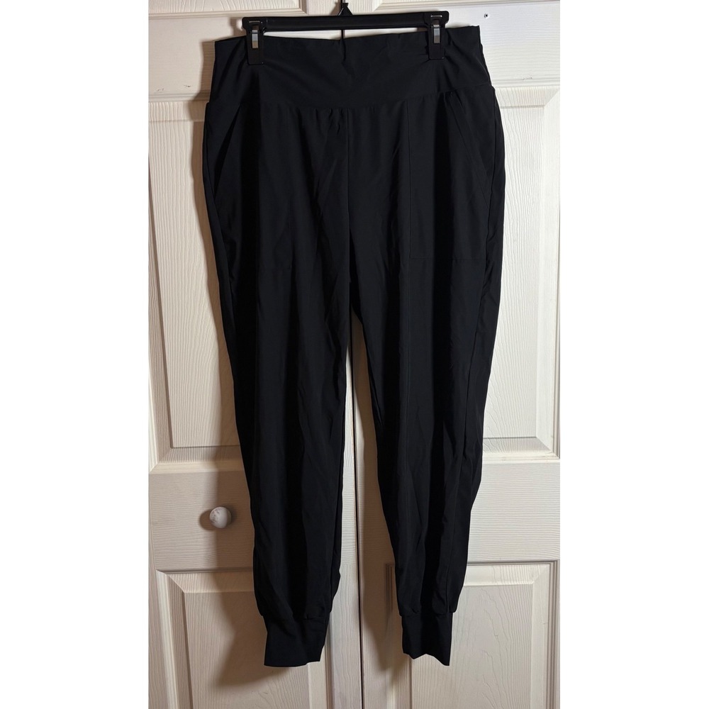 Halara Black High Waisted Nylon Joggers Activewear Pants Women Large